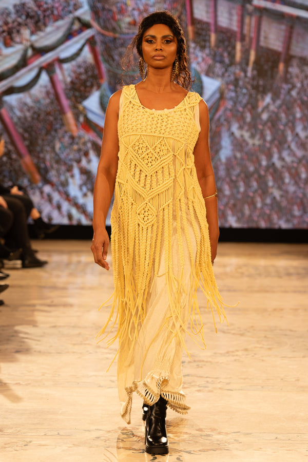 Rochie tricotata manual S39