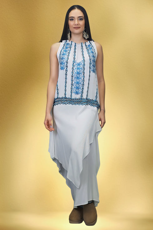 Rochie viscoza brodata S68