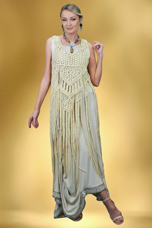 Rochie tricotata manual S39