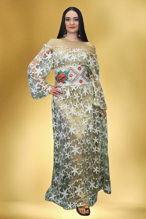 Rochie tule bodat S44