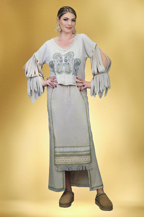 Bluza viscoza brodata S62