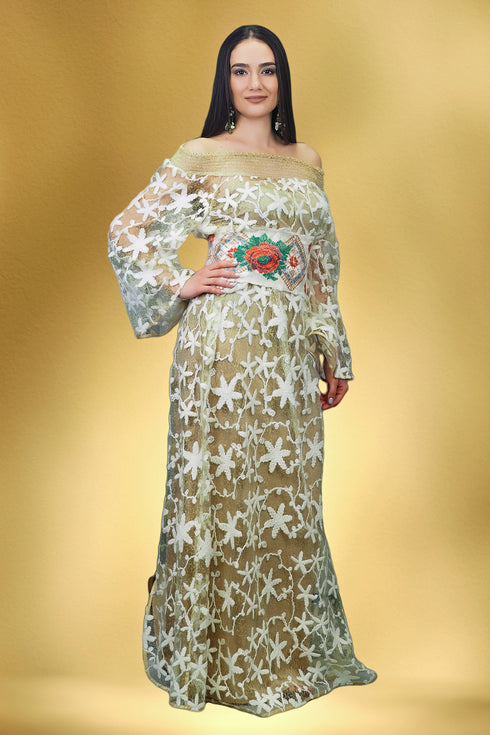 Rochie tule bodat S44