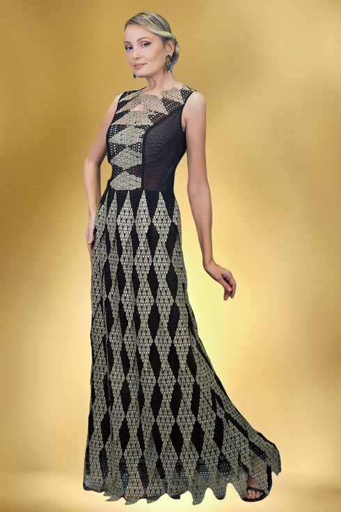 Rochie tule si dantela S76