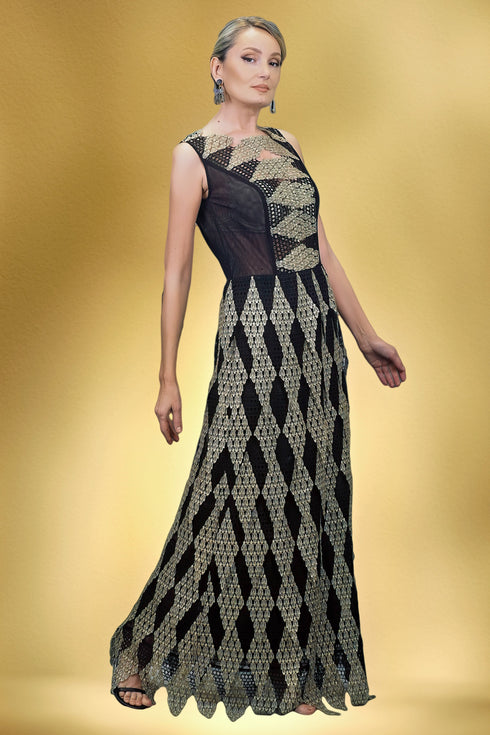 Rochie tule si dantela S76