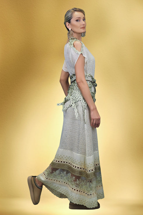 Rochie tricot paietat S52