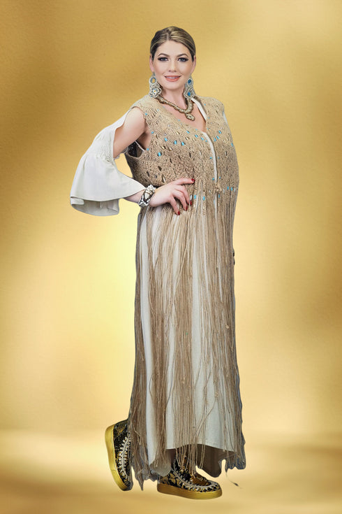 Rochie si vesta din snur S41