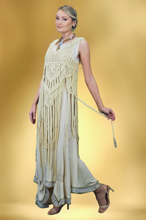 Rochie tricotata manual S39