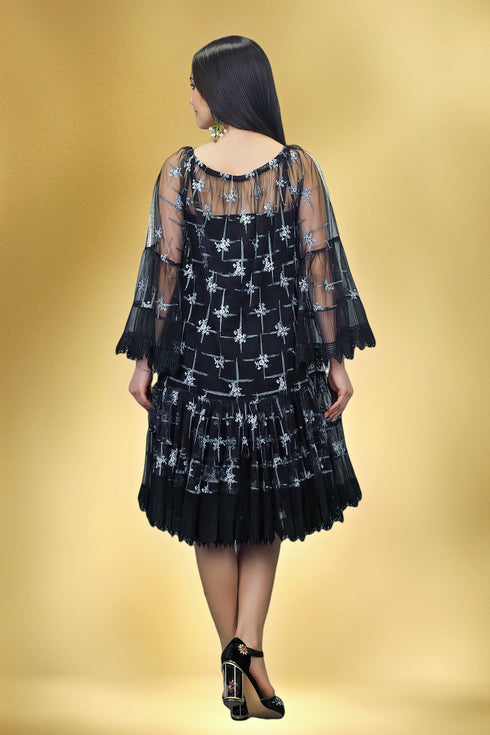 Rochie tule brodat S35