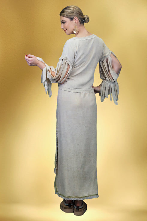 Bluza viscoza brodata S62