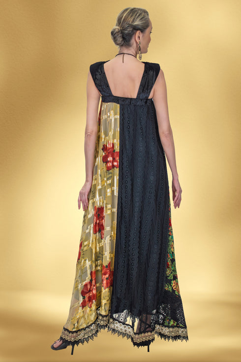 Rochie din compoziție de dantele – CTN-25