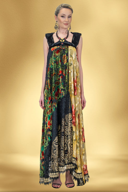 Rochie din compoziție de dantele – CTN-25