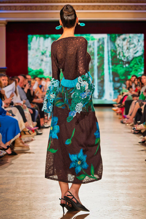 Bluza tricot cu garnitură croșetată – CTN-67