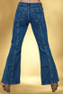 Pantaloni denim brodati – CTN-18