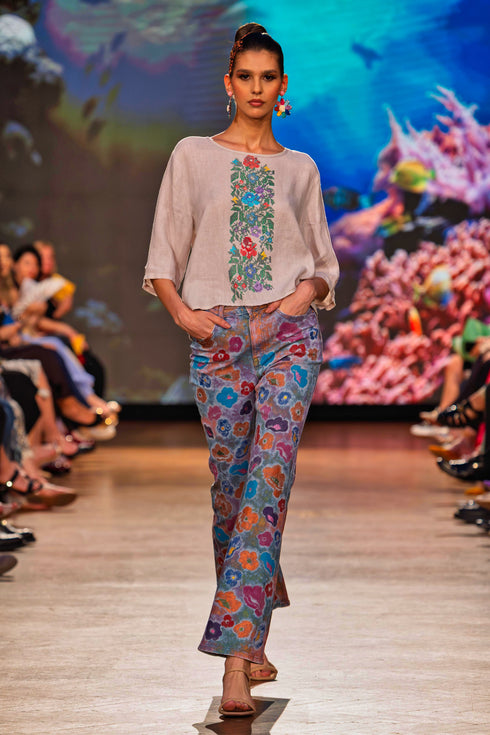 Bluza brodata manual CTN-1