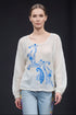 Bluza tricotata cu broderie – LP139