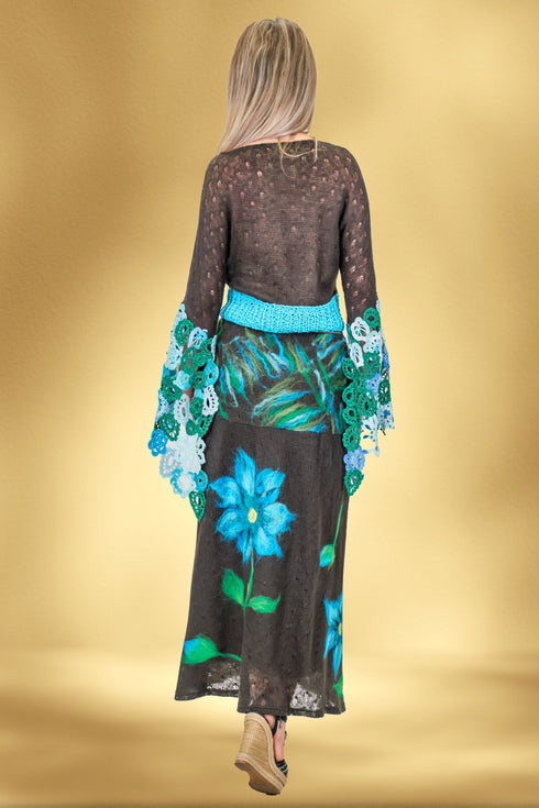 Fustă tricot împâslit manual – CTN-68