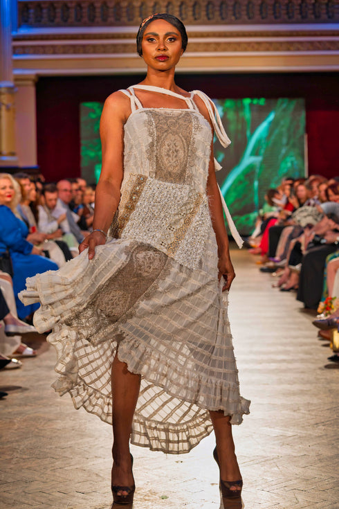 Rochie viscoza si dantela – CTN-45