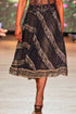 Fusta din dantela neagra cu fir metalic – CTN-8