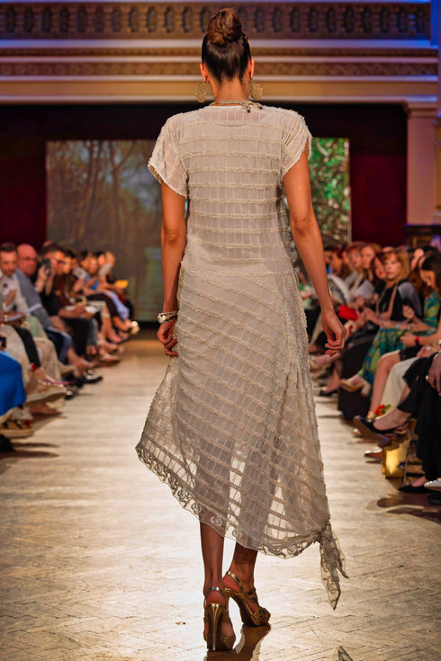 Rochie din viscoza si dantela – CTN-64