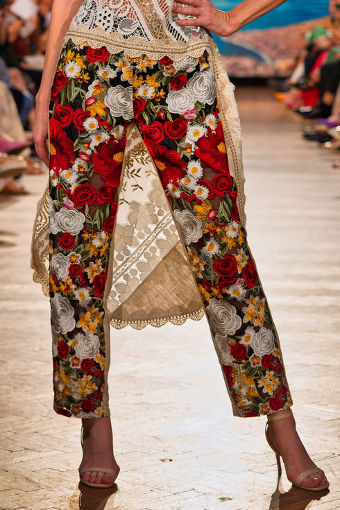 Pantalon broderie CTN-13