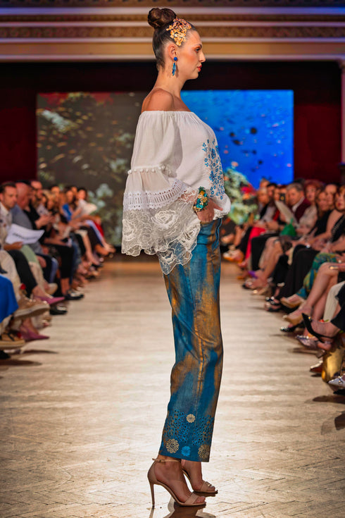 Bluza bumbac brodată – CTN-27