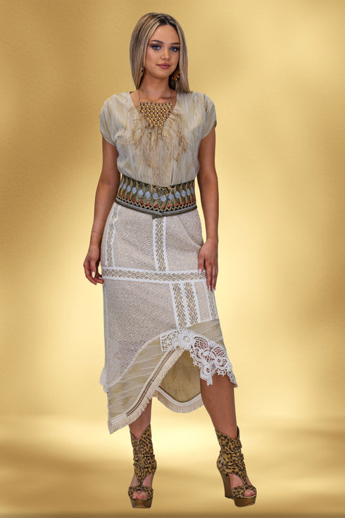 Rochie jerse si dantela – CTN-36