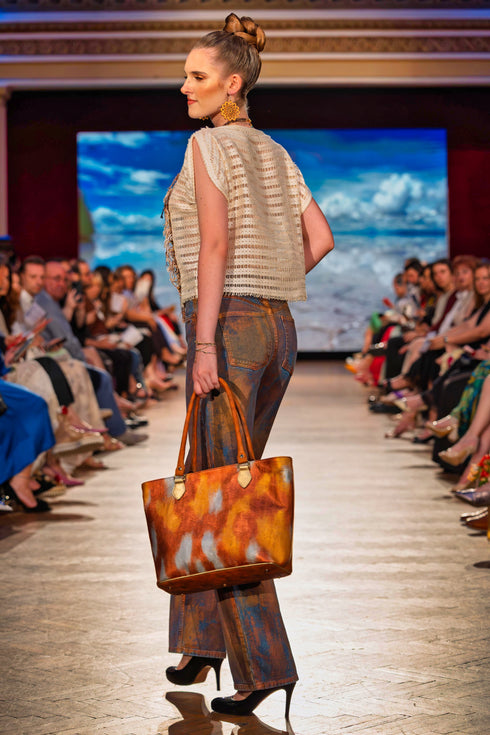 Bluza tricot cu aplicatii manuale – CTN-49