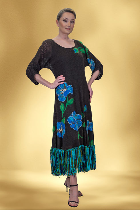 Rochie tricot împâslita manual – CTN-83