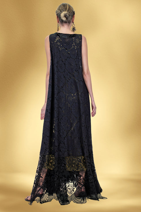 Rochie din compoziție de diverse țesături – CTN-73