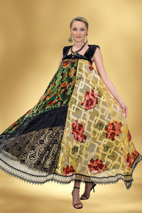 Rochie din compoziție de dantele – CTN-25