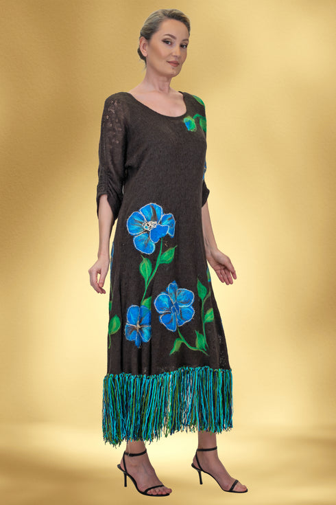 Rochie tricot împâslita manual – CTN-83