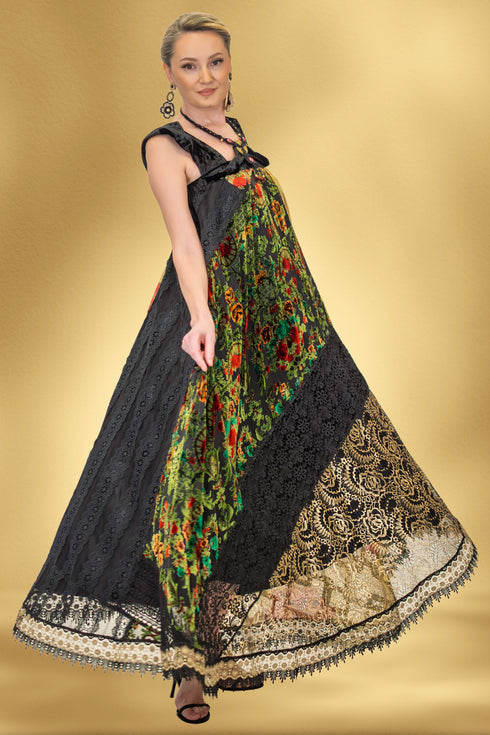 Rochie din compoziție de dantele – CTN-25