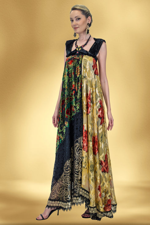 Rochie din compoziție de dantele – CTN-25