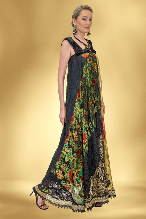 Rochie din compoziție de dantele – CTN-25