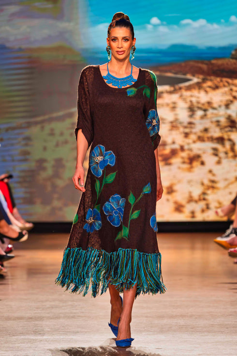 Rochie tricot împâslita manual – CTN-83