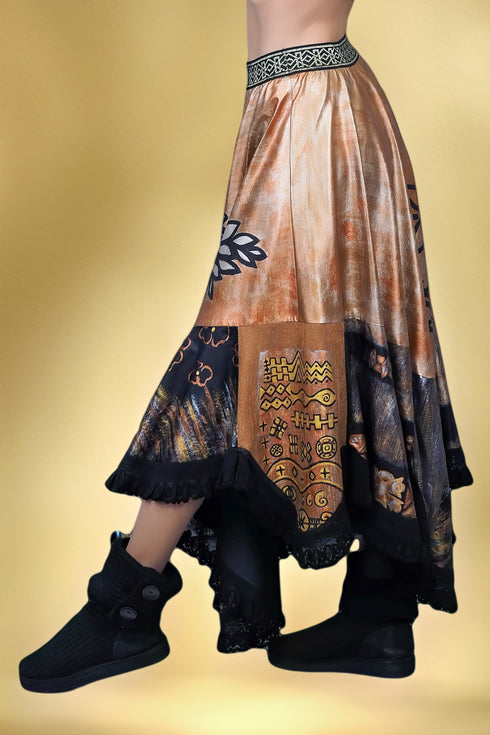 Jachetă stofă și blăniță ecologică-S-U-2