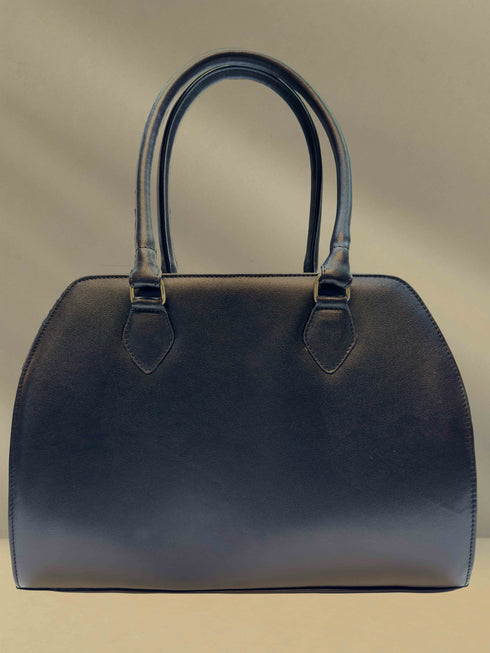 Poseta piele si compozitie dantela G-107