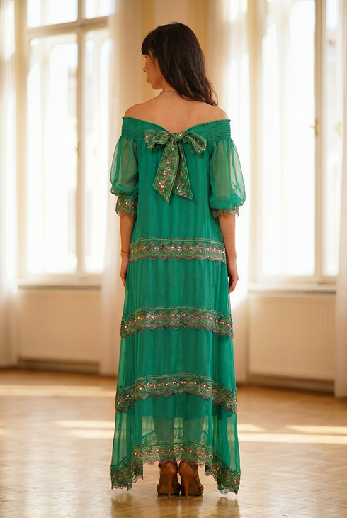 Rochie voal natural T-91