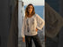 Bluza tricot de lana cu broderie - LP201
