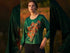 Bluza verde pictata manual - LP188