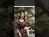Rochie midi florală neagră, voal cu trandafiri și cordon din catifea LP245R