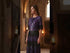 Rochie Satin Plisat Pictată Manual — LP214R