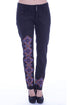 Pantalon denim cu broderie Liza Panait Liza Panait Online Boutique