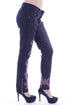 Pantalon denim cu broderie Liza Panait Liza Panait Online Boutique
