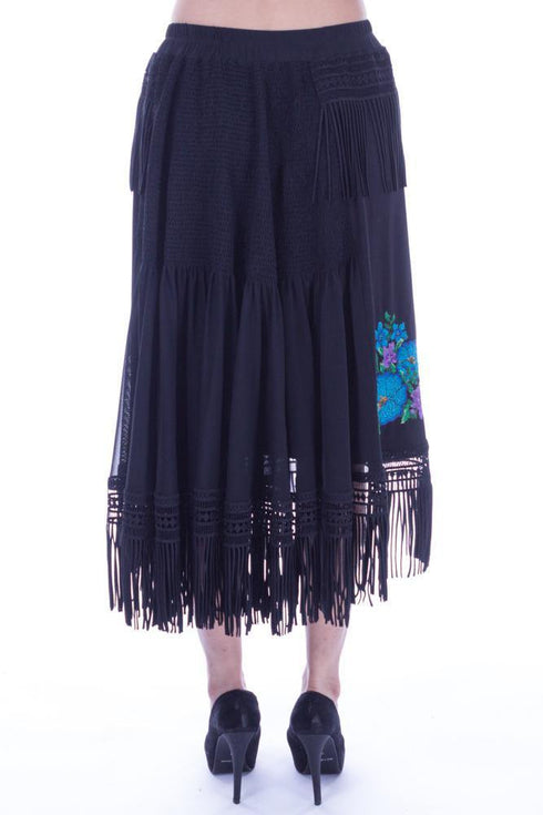 Fusta voal cu broderie Liza Panait Liza Panait Online Boutique