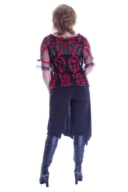 Pantaloni cu fusta suprapusa Liza Panait Liza Panait Online Boutique