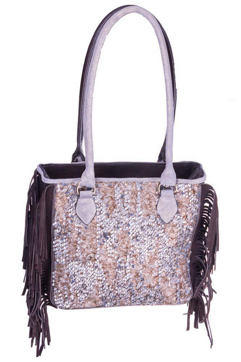 Geanta de piele cu franjuri Liza Panait Liza Panait Online Boutique