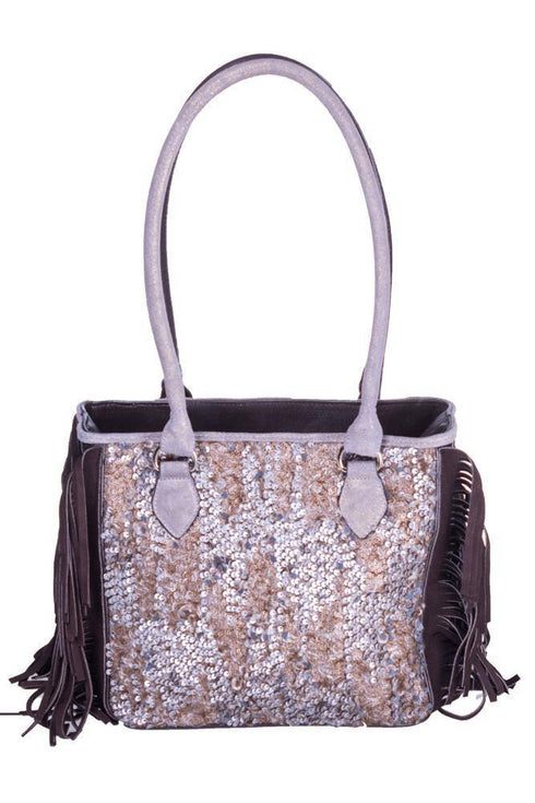 Geanta de piele cu franjuri Liza Panait Liza Panait Online Boutique