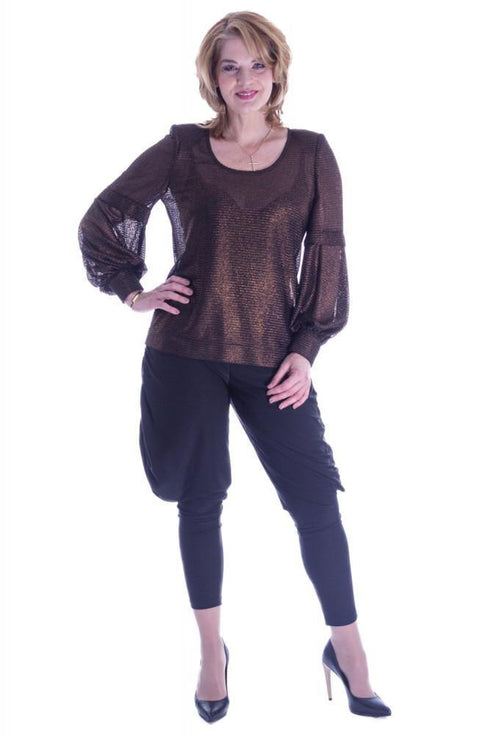 Pantaloni jerse negri Liza Panait Liza Panait Online Boutique