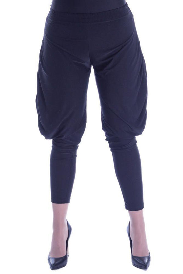 Pantaloni jerse negri  Liza Panait Liza Panait Online Boutique
